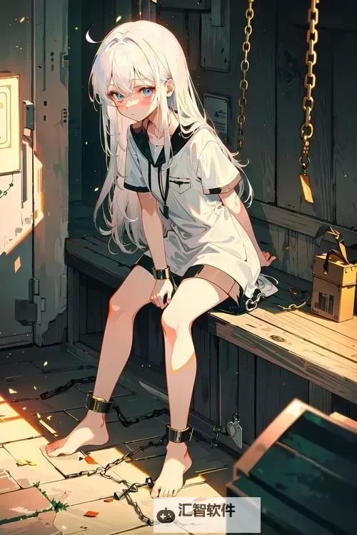 二次元少女腿骨折打石膏动漫护具：治愈系萌系的温馨故事图2