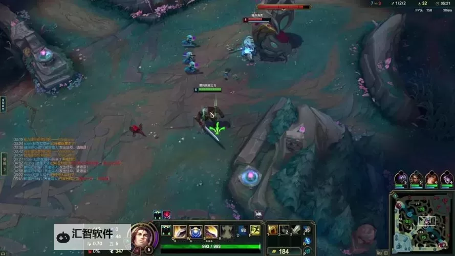 小鱼人巧击盖伦：一场精彩的对决分析图1