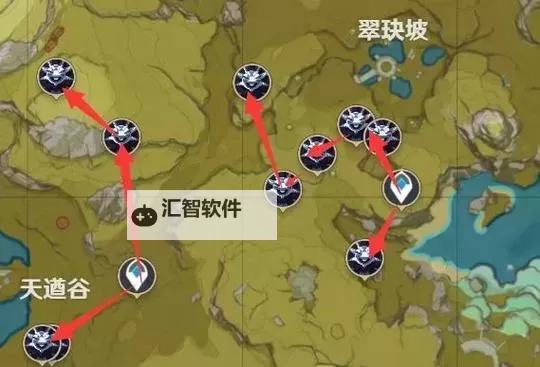 《原神》天遒谷遗迹上层封印到达方法图1