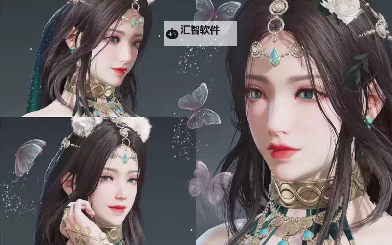 《永劫无间手游》迦南冰山美人捏脸分享图1