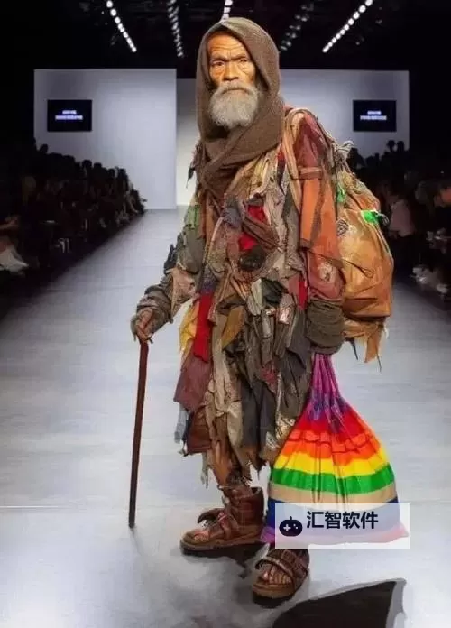 乞丐装图片：街头的另类风景与艺术诠释图1