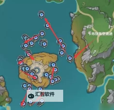 《原神》4.8初露之源采集路线一览 娜维娅突破材料收集路线分享图2