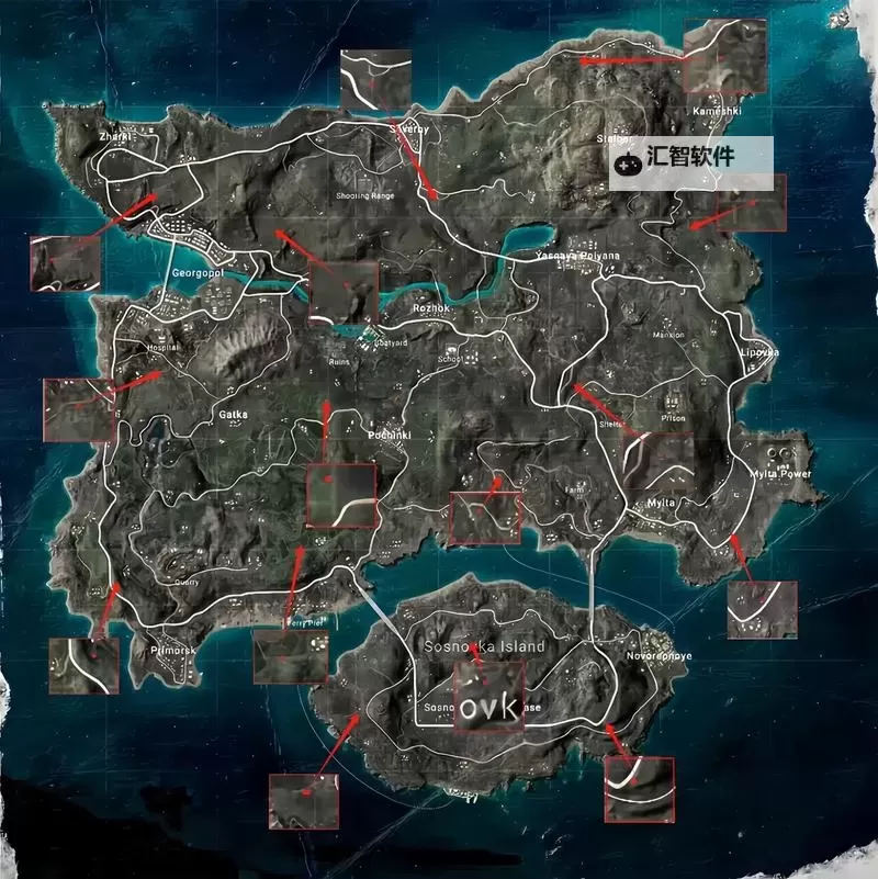 《绝地求生》老地图打野位置推荐及打法思路图1