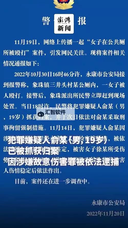 在公厕被打女子回应：事件真相引发网友热议图1