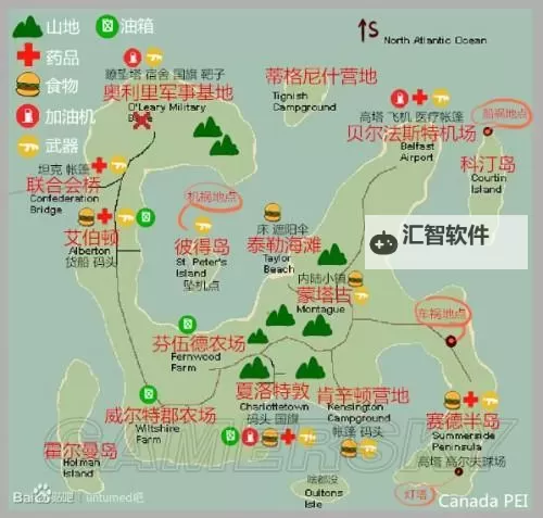 未转变者（unturned） 详细地图一览图2