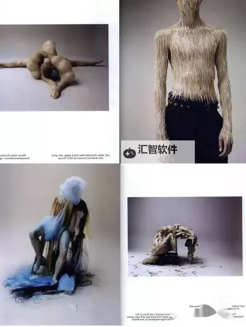 探索极限之美：震撼心灵的最大胆的人体艺术图展览图1