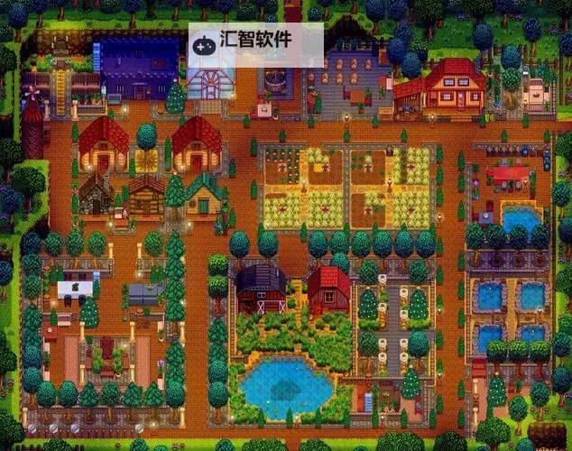 《星露谷物语》多功能仓库工作间布局参考图1