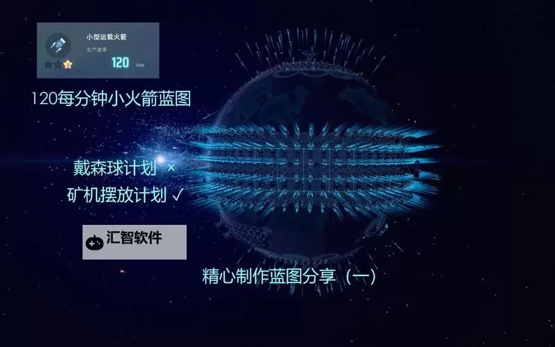 《戴森球计划》火箭量产布局思路参考图2