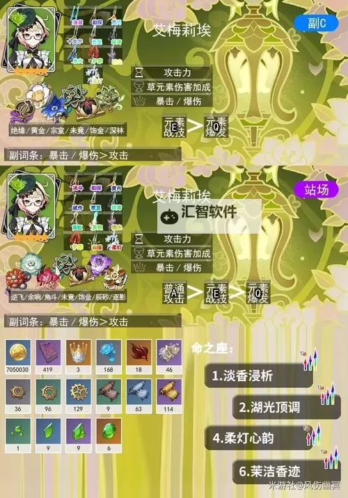 《原神》4.8艾梅莉埃养成及配队推荐 艾梅莉埃怎么培养图1