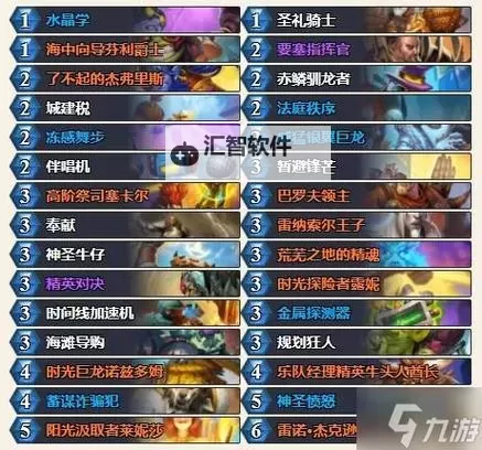 《炉石传说》国服回归战士免费卡组一览 宇宙控制卡组一览图1