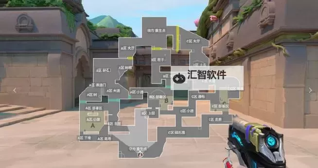 《无畏契约》隐世修所地图防守方打法教学图1