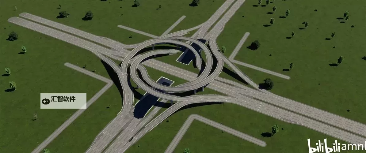 《都市天际线2》立交道路修建演示图1
