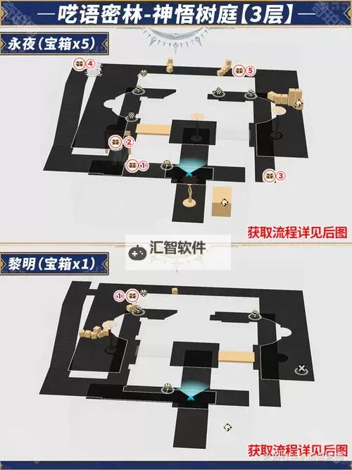 《崩坏星穹铁道》呓语密林神悟树庭地图宝箱收集图1