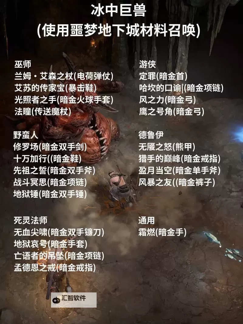 《暗黑破坏神4》S6新手开荒建议与注意事项 第六赛季暗金装备掉落一览表图2