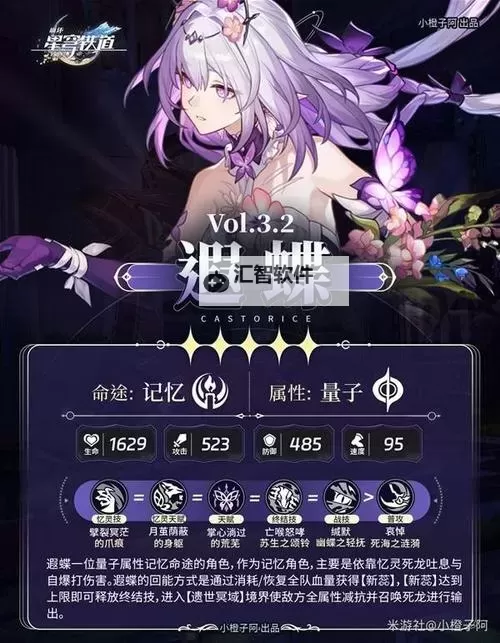 《崩坏星穹铁道》遐蝶一图流养成攻略 遐蝶出装配队与抽取建议图1