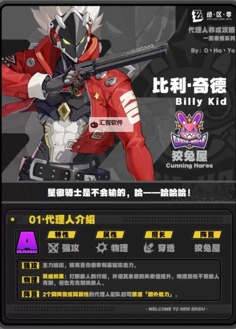 《绝区零》比利养成一图流 比利音擎驱动盘及配队推荐图1