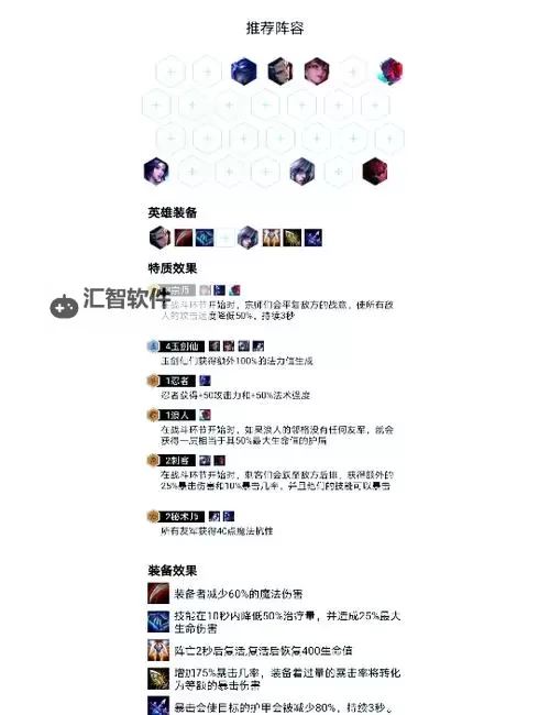 《云顶之弈手游》玉剑摄魂使阵容推荐 11.3玉剑神使出装搭配图1