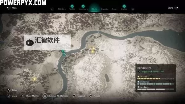 《刺客信条英灵殿》约克郡财富宝箱钥匙位置图1