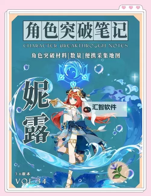 《原神》3.1版妮露突破材料收集点位标注图2