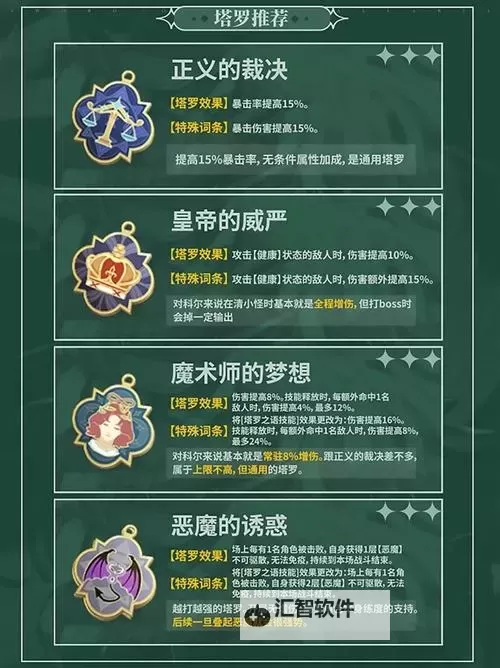 《铃兰之剑》塔罗之语搭配心得 怎么搭配塔罗之语图1