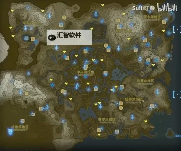 《塞尔达传说王国之泪》鼓大湖高效刷钱位置分享图1