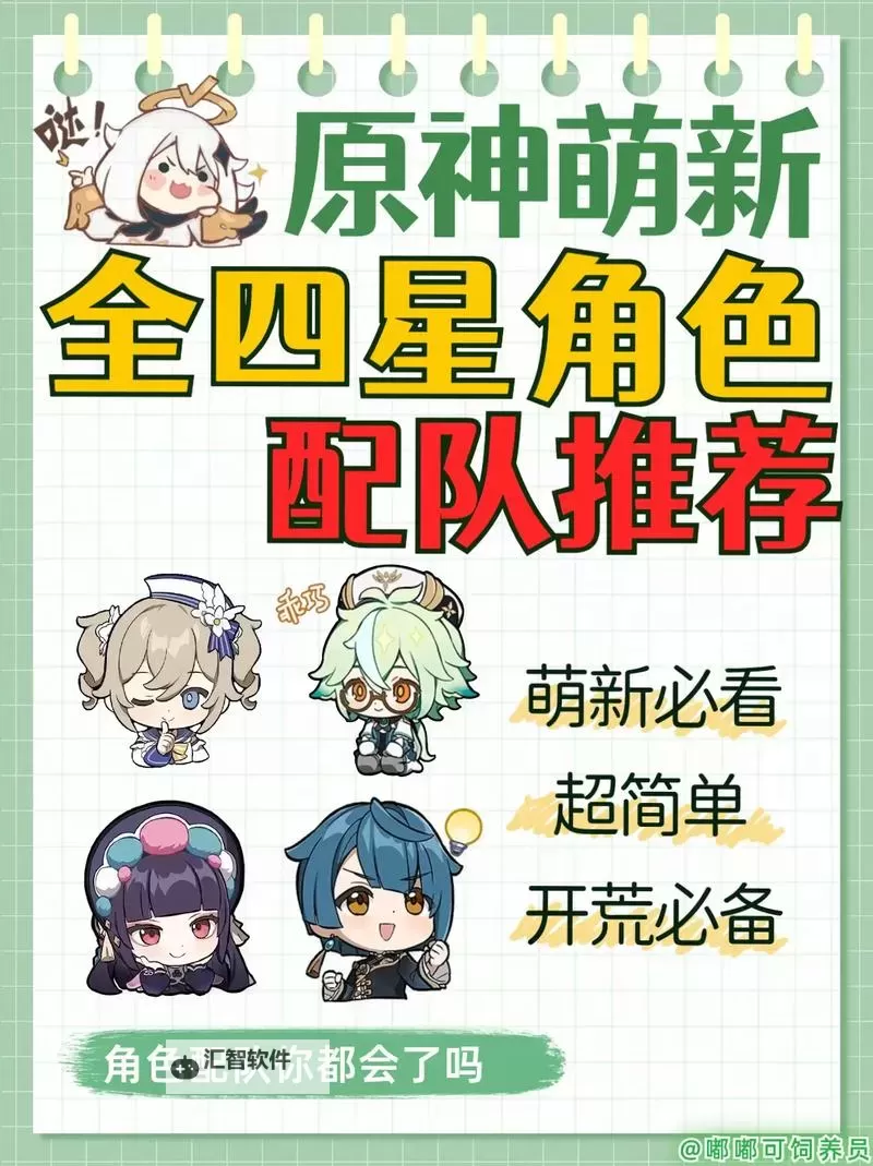 《原神》详细配队及角色选择思路图1