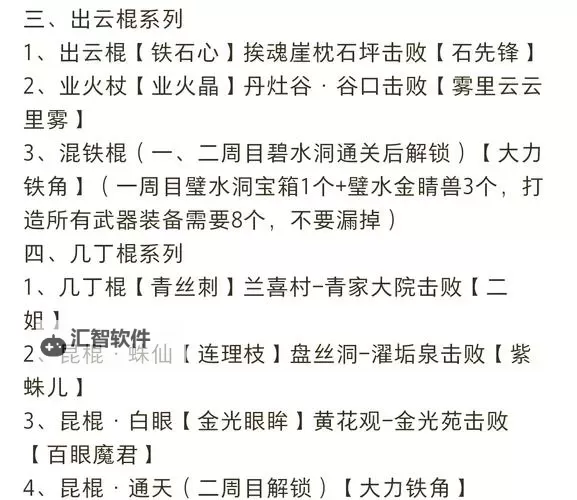 《黑神话悟空》武器获取方式一览 全武器收集攻略图2