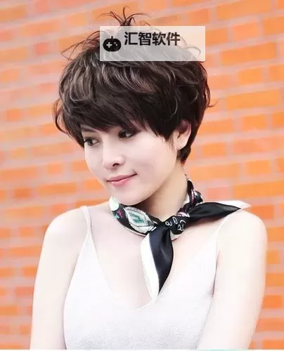 迷人造型推荐：中短发梨花头图片欣赏图1