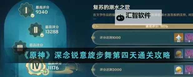 《原神》深念锐意旋步舞全关卡满奖励通关阵容攻略图1