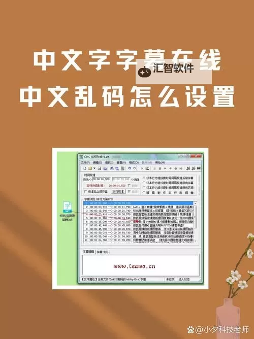 中文字幕导入乱码解决方法全攻略图2