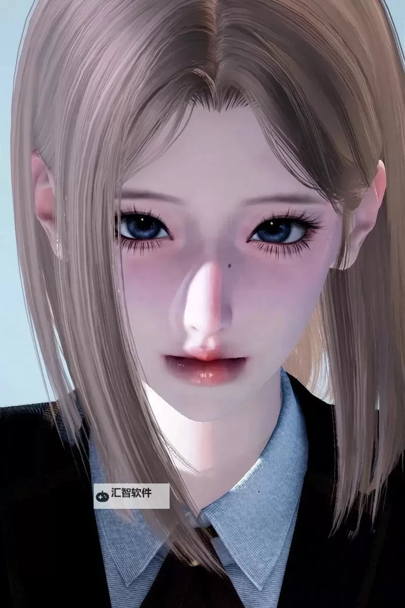 《星空》金发妹子捏脸数据分享图1